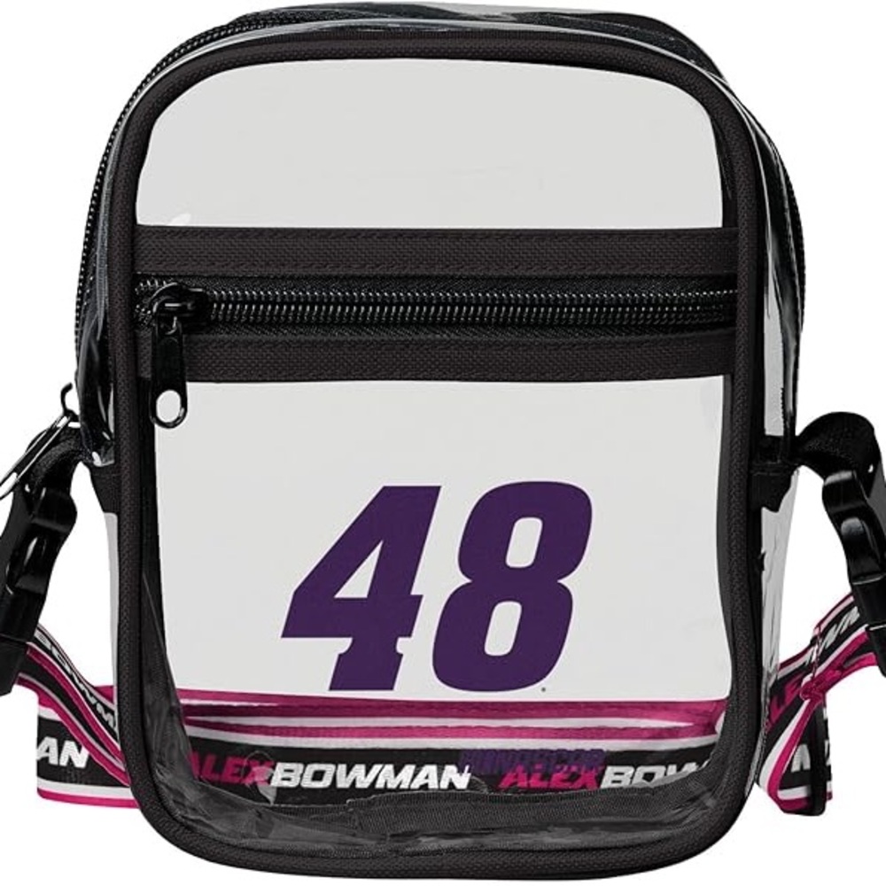 Foco NASCAR Bowman 48 clear crossbody bag